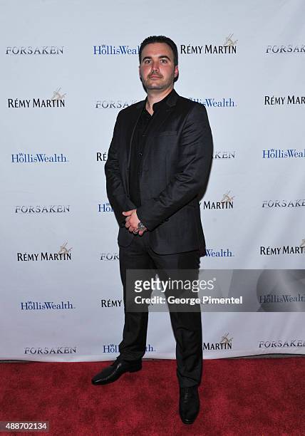 Lex Cassar attends "Forsaken" TIFF party hosted by Remy Martin and Holliswealth during the 2015 Toronto International Film Festival at Weslodge on...