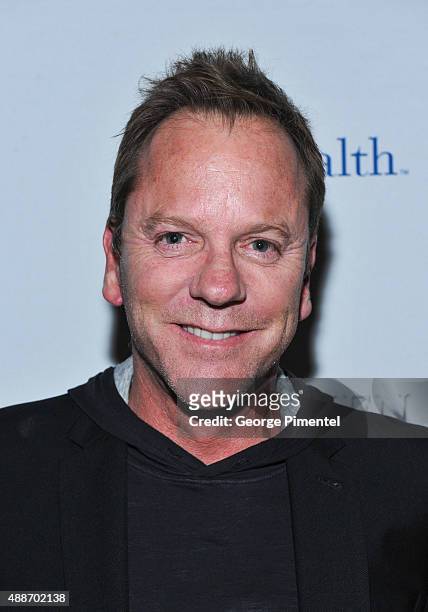 Kiefer Sutherland attends "Forsaken" TIFF party hosted by Remy Martin and Holliswealth during the 2015 Toronto International Film Festival at...