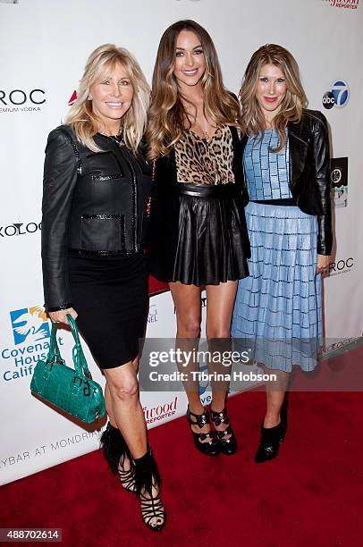 Lisa Gastineau, Courtney Sixx and Kimberly Dawn attend the 3rd annual All Star Mixology competition benefiting The Covenant House California at...