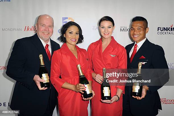 Atmosphere at the Third Annual All Star Mixology Competition at SkyBar at the Mondrian Los Angeles on September 16, 2015 in West Hollywood,...