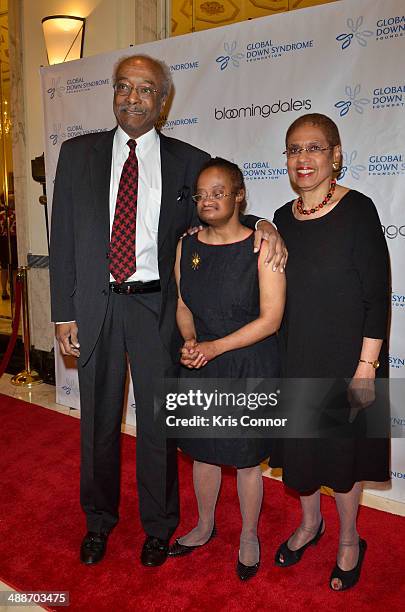 Eleanor Holmes Norton and Katherine Felicia Norton attend the 2014 Global Down Syndrome Foundations Be Beautiful Be Yourself DC Gala at Renaissance...