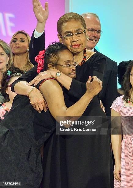 Eleanor Holmes Norton and Katherine Felicia Norton attend the 2014 Global Down Syndrome Foundations Be Beautiful Be Yourself DC Gala at Renaissance...