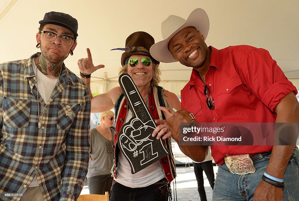 Travie McCoy of Gym Class Heroes, Big Kenny of Big & Rich and Cowboy