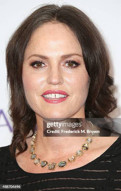 Actress Jorja Fox attends The Paley Center for Media's PaleyFest 2015 Fall TV Preview "CSI" Farewell Salute at The Paley Center for Media on...