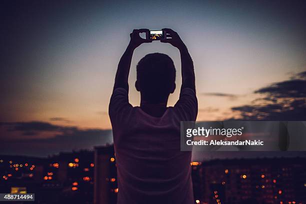 photographing that perfect time of the day - photography themes stock pictures, royalty-free photos & images