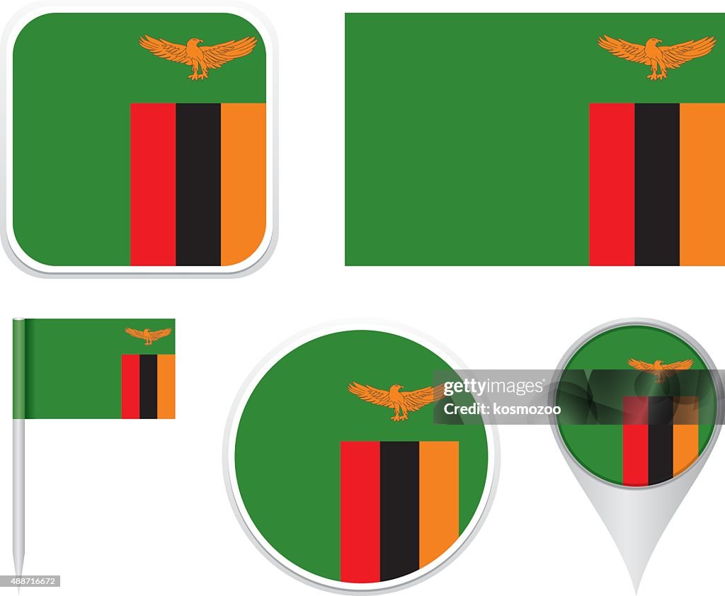 Flag Zambia