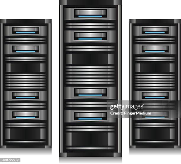 network server - old computer screen stock illustrations