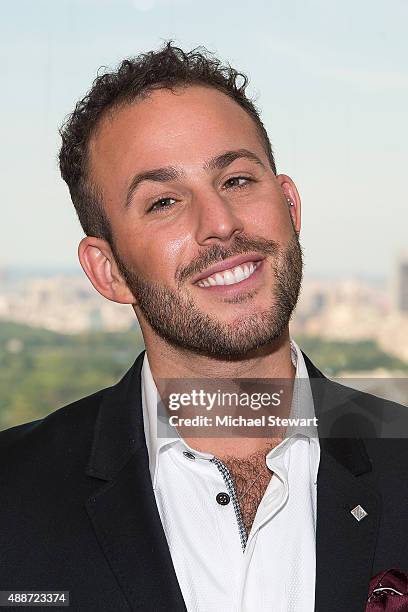 Micah Jesse attends Natalie Zfat's New York Fashion Week portrait studio at Park Lane Hotel on September 16, 2015 in New York City.