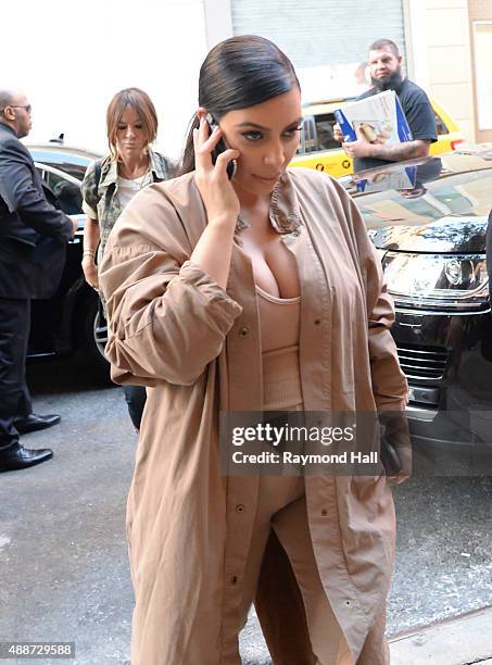 Kim Kashian is seen Soho on September 16, 2015 in New York City.