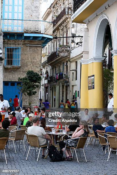 Cuba attracts attention of tourists with it's coffe, music, cheroot,rum, old American cars and regions rank as World Culture Heritage in Havana, Cuba...