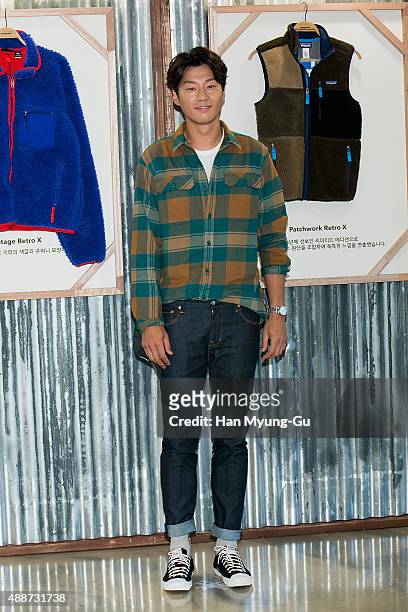 South Korean actor Lee Cheon-Hee attends the Patagonia 2015 FW showcase party on September 17, 2015 in Seoul, South Korea.