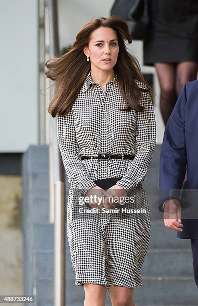 Catherine, Duchess of Cambridge visits the Anna Freud Centre on September 17, 2015 in London, England.