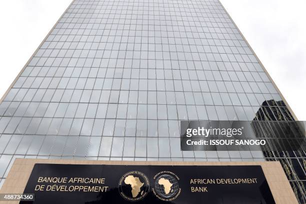 Photo show the African Development Bank headquarter in Abidjan on September 17, 2015. AFP PHOTO / ISSOUF SANOGO