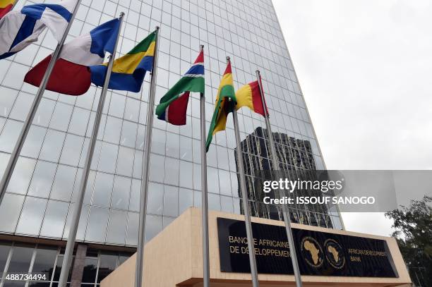 Photo show the African Development Bank headquarter in Abidjan on September 17, 2015. AFP PHOTO / ISSOUF SANOGO