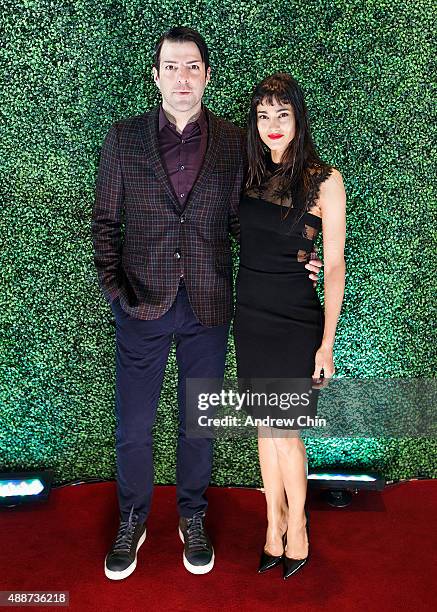 Actor Zachary Quinto and Dancer Sofia Boutella attend Nordstrom Vancouver Store Opening Gala Red Carpet at Vancouver Art Gallery on September 16,...