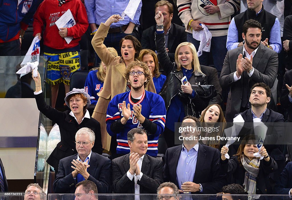 Celebrities Attend The Pittsburgh Penguins Vs New York Rangers - May 7, 2014