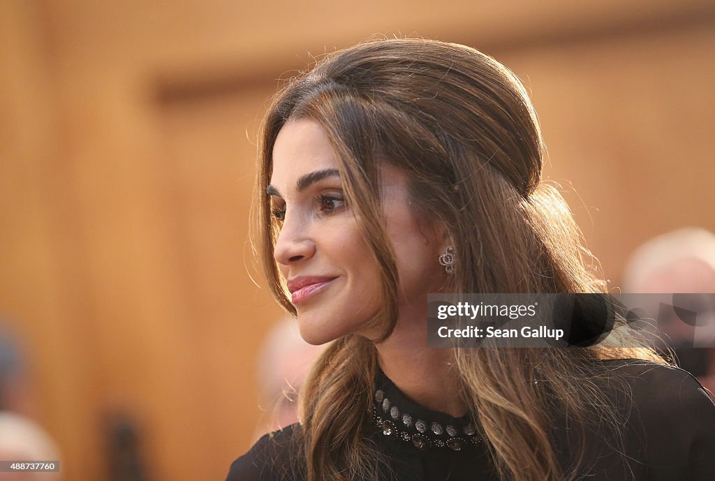Queen Rania Of Jordan Receives Walther-Rathenau Award