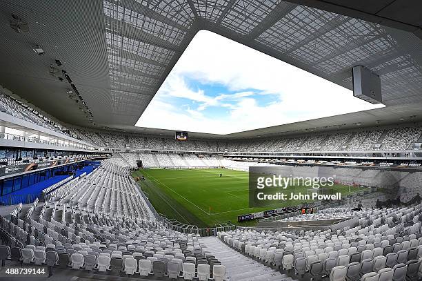 General view of Nouveau Stade de Bordeaux before the UEFA Europa League match between FC Girondins de Bordeaux and Liverpool FC on September 17, 2015...