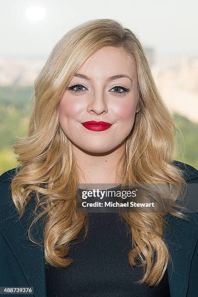 Rachel Martino attends Natalie Zfat's New York Fashion Week portrait studio at Park Lane Hotel on September 16, 2015 in New York City.