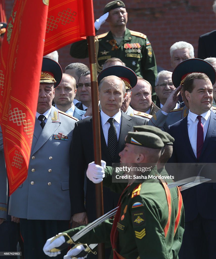 Russian President Vladimir Putin Celebrates The Victory Day