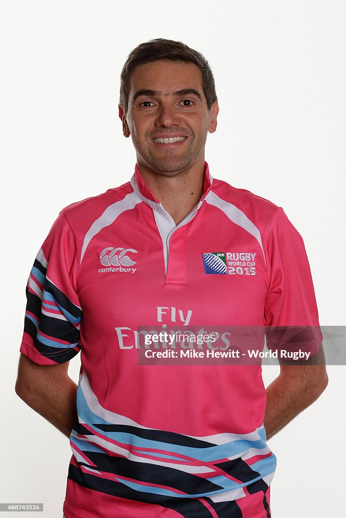 Match Officials Portraits - RWC 2015