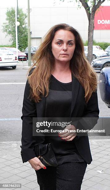 Carmen Morales attends the funeral for Antonio Morales, widower of Rocio Durcal at Sagrado Corazon church on May 7, 2014 in Madrid, Spain.