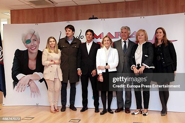 Relatives of dead Formula 1 driver Maria de Villota Arantxa Yague, Emilio de Villota Nebot, Rodrigo Garcia Millan, Isabel Comba Nebot, Emilio de...