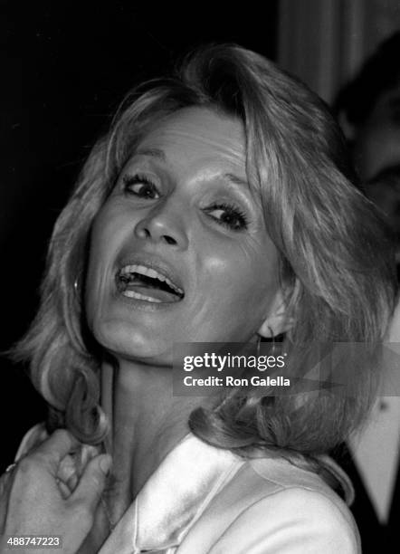 Angie Dickinson attends Eighth Annual American Film Institute Lifetime Achievement Awards Honoring James Stewart on February 28, 1980 at the Beverly...