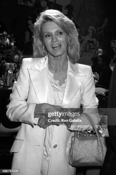 Angie Dickinson attends Eighth Annual American Film Institute Lifetime Achievement Awards Honoring James Stewart on February 28, 1980 at the Beverly...