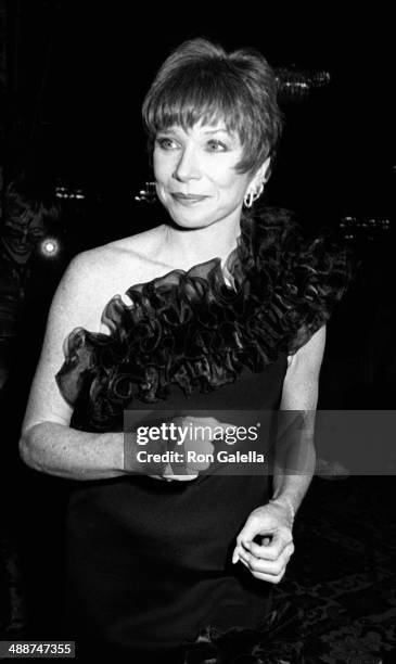 Shirley MacLaine attends 13th Annual American Film Institute Lifetime Achievement Awards Honoring Gene Kelly on March 7, 1985 at the Beverly Hilton...