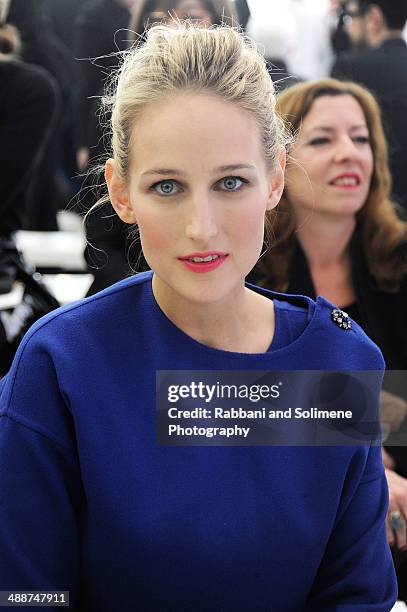 Leelee Sobieski during the Christian Dior Cruise 2015 show at Brooklyn Navy Yard on May 7, 2014 in the Brooklyn borough of Brooklyn, New York..