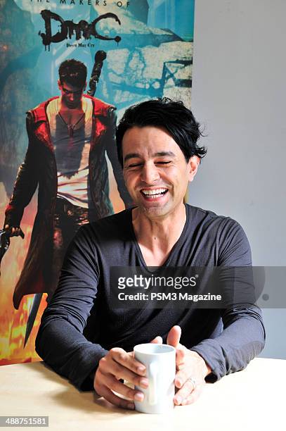 Portrait of British video games developer Tameem Antoniades, chief creative director of Ninja Theory, photographed at the Ninja Theory offices in...