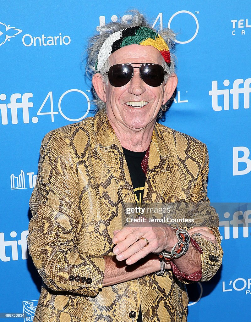 2015 Toronto International Film Festival - "Keith Richards: Under The Influence" Press Conference