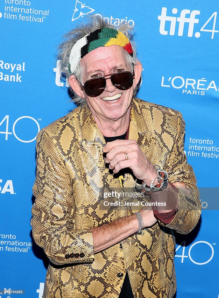 2015 Toronto International Film Festival - "Keith Richards: Under The Influence" Press Conference