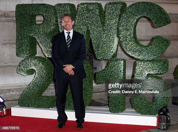 Jonny Wilkinson attends the Rugby World Cup 2015 welcome party at The Foreign Office on September 17, 2015 in London, England.