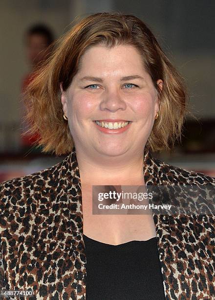 Katy Brand attends the European Premiere of "Miss You Already" at Vue West End on September 17, 2015 in London, England.