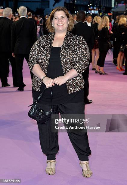 Katy Brand attends the European Premiere of "Miss You Already" at Vue West End on September 17, 2015 in London, England.