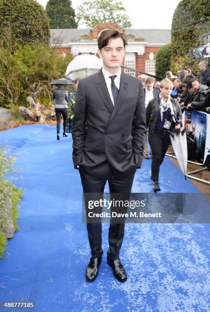 Sam Riley arrives at a private reception as costumes and props from Disney's "Maleficent" are exhibited in support of Great Ormond Street Hospital at...