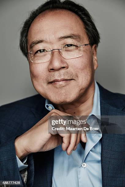 Yo-Yo Ma of "The Music of Strangers" poses for a portrait during the 2015 Toronto Film Festival on September 14, 2015 in Toronto, Ontario.