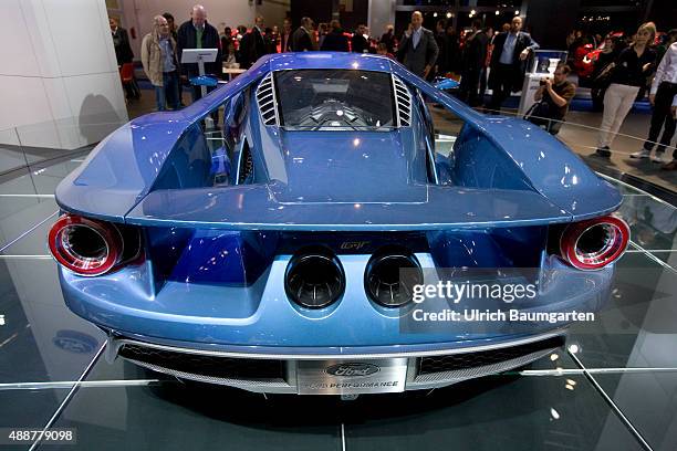 International Motor Show in Frankfurt. Greetings to the future - futuristic design at Ford.