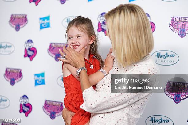 Kingsley Taekman and Kristen Taekman attend the "My Little Pony Equestria Girls Friendship Games" New York premiere at Angelika Film Center on...