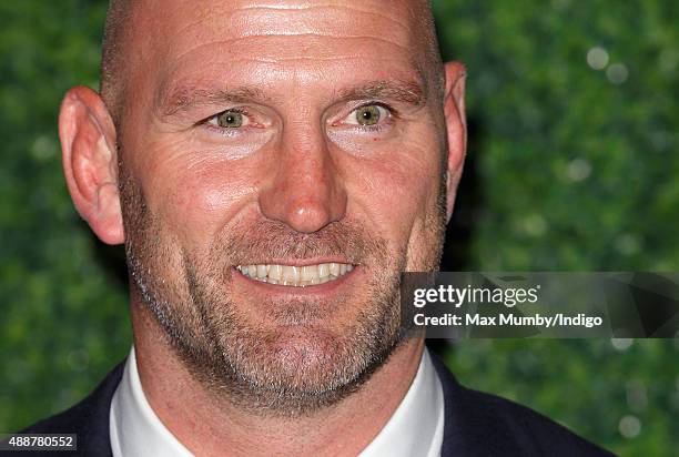 Lawrence Dallaglio attends the Rugby World Cup 2015 welcome party at The Foreign Office on September 17, 2015 in London, England.