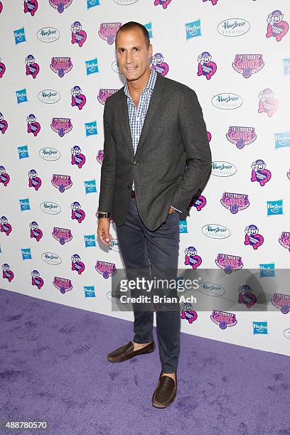 Photographer Nigel Barker arrives at the My Little Pony Equestria Girls Friendship Games premiere September 17, 2015 at the Angelika Film Center in...