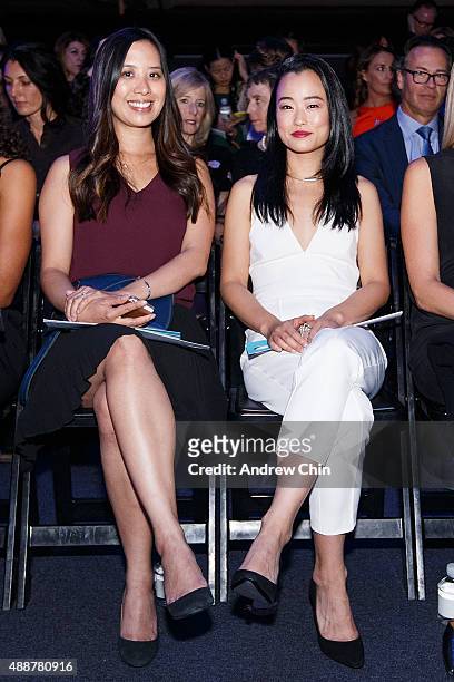 Guest and Canadian Actress Diana Bang attend the Nordstrom Vancouver Store Opening Gala Fashion Show at Vancouver Art Gallery on September 16, 2015...