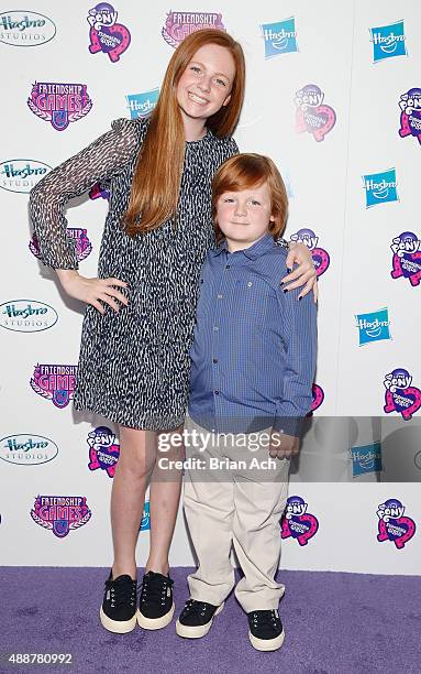 Actress Clare Foley arrives at the My Little Pony Equestria Girls Friendship Games premiere September 17, 2015 at the Angelika Film Center in New...