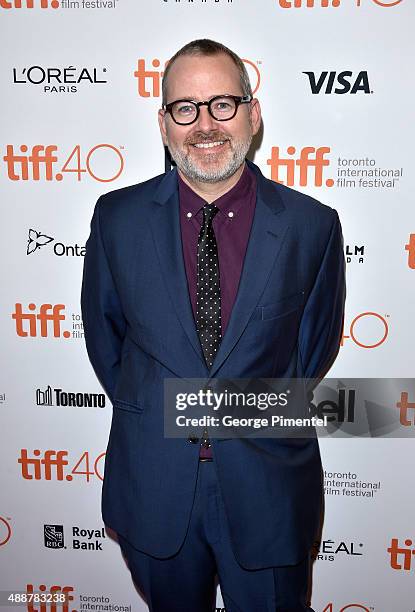 Director/Producer Morgan Neville attends the "Keith Richards: Under The Influence" premiere during the 2015 Toronto International Film Festival at...