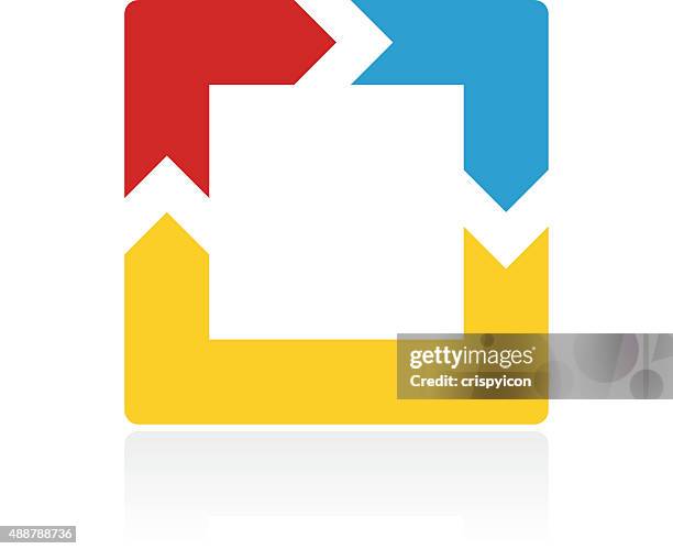 chevron chart icon on a white background. - chevron icon stock illustrations