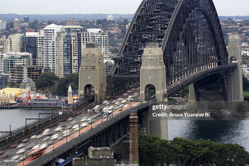 Sydney Harbour Bridge with Lavender Bay
