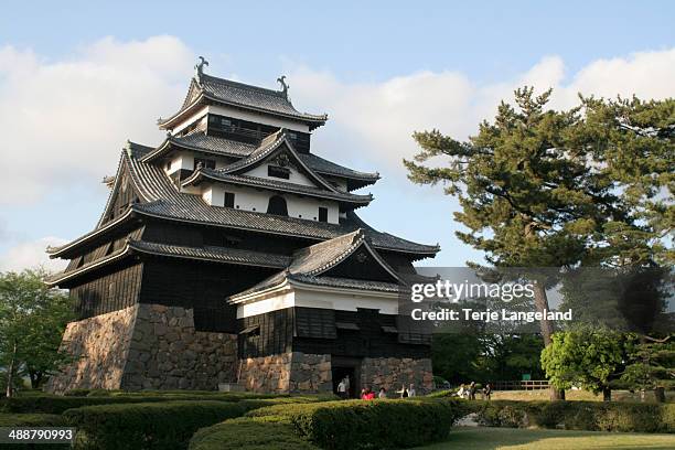 matsue castle, japan - plover castle stock pictures, royalty-free photos & images