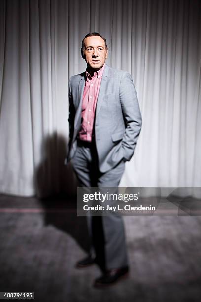 Actor Kevin Spacey is photographed for Los Angeles Times on April 29, 2014 in Beverly Hills, California. PUBLISHED IMAGE. CREDIT MUST READ: Jay L....